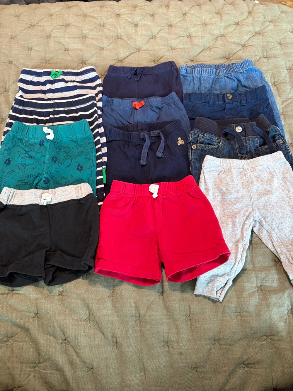 Bundle of Baby Pants/Shorts - 3-6/6 Months